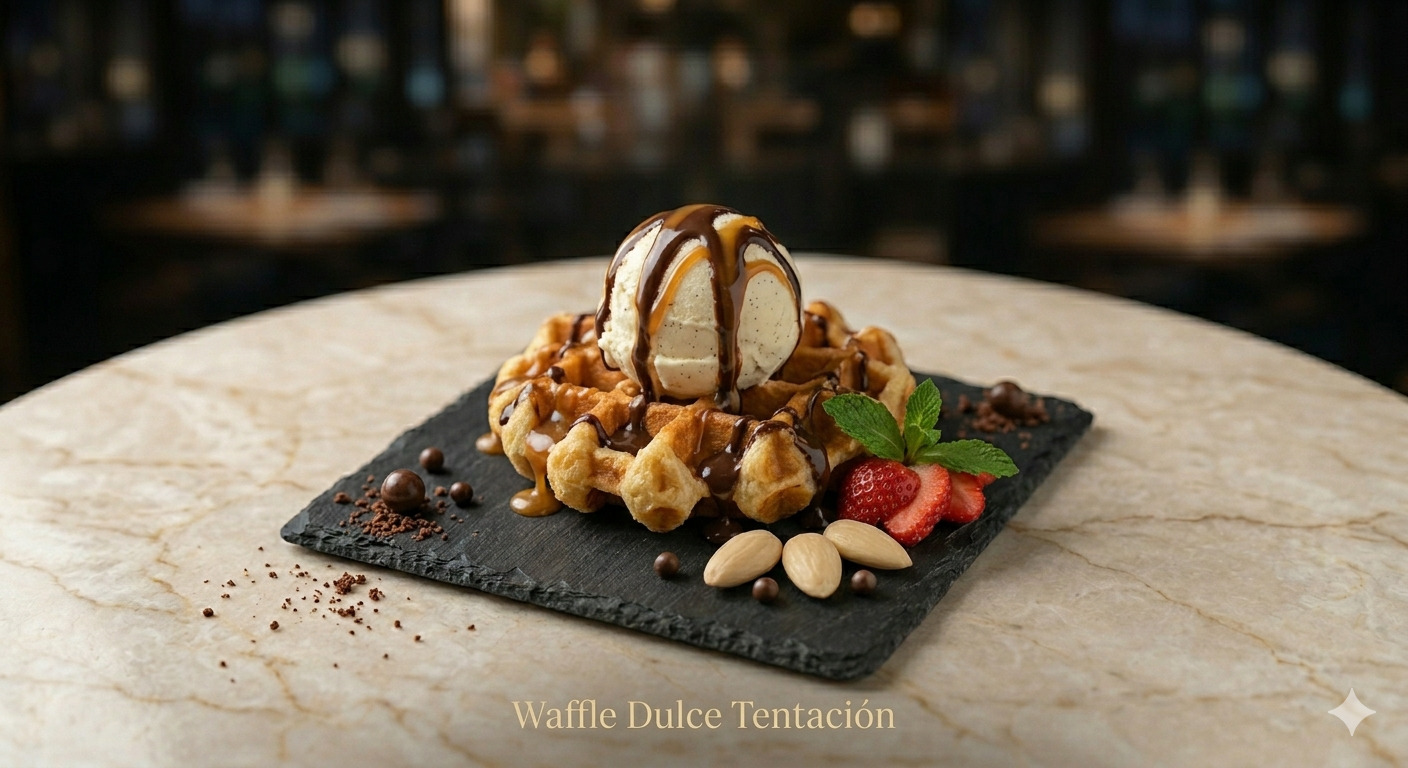 Waffle Dulce Tentación